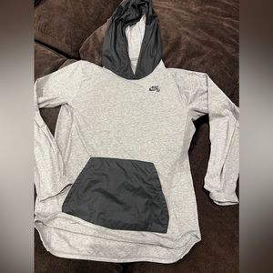 Nike SB hoodie gray size large